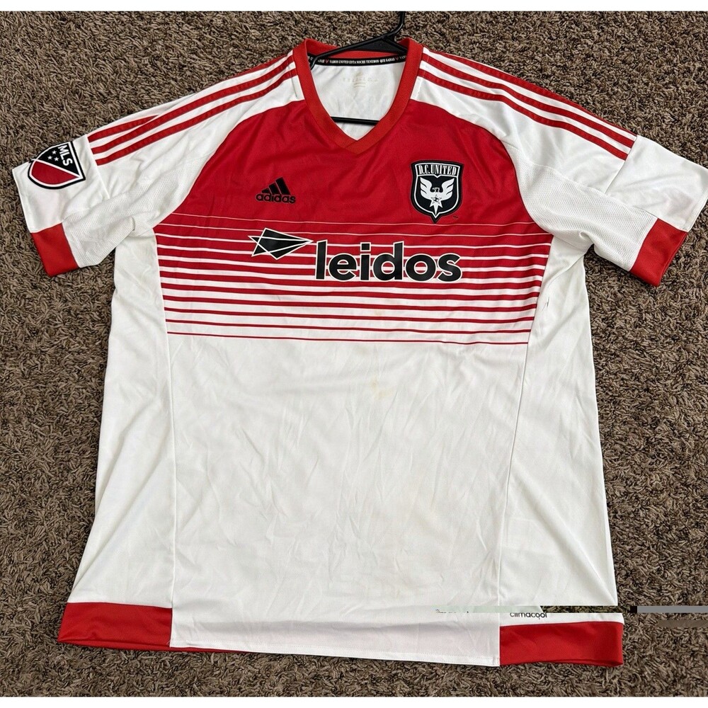 Adidas Leidos Soccer Jersey #13 Unklb D.C. United MLS Mens Size XL